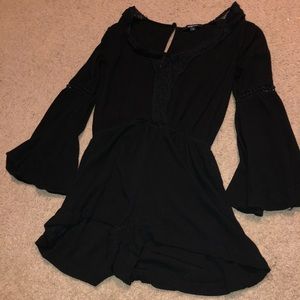 fashion nova black romper
